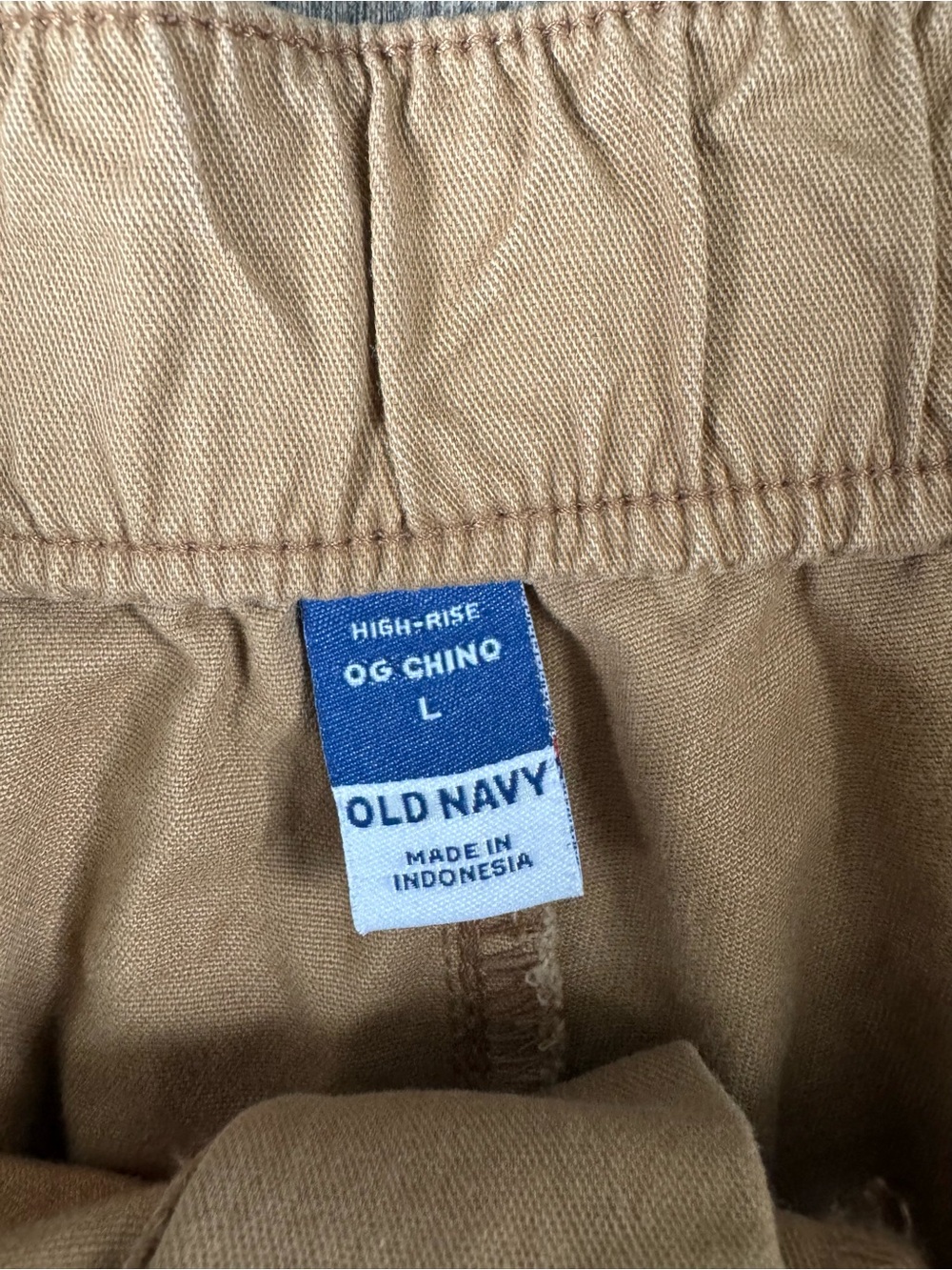 Old Navy hi rise OG Chino Navy and Khaki High-Rise Cotton Shorts Duo - Picture 9 of 13